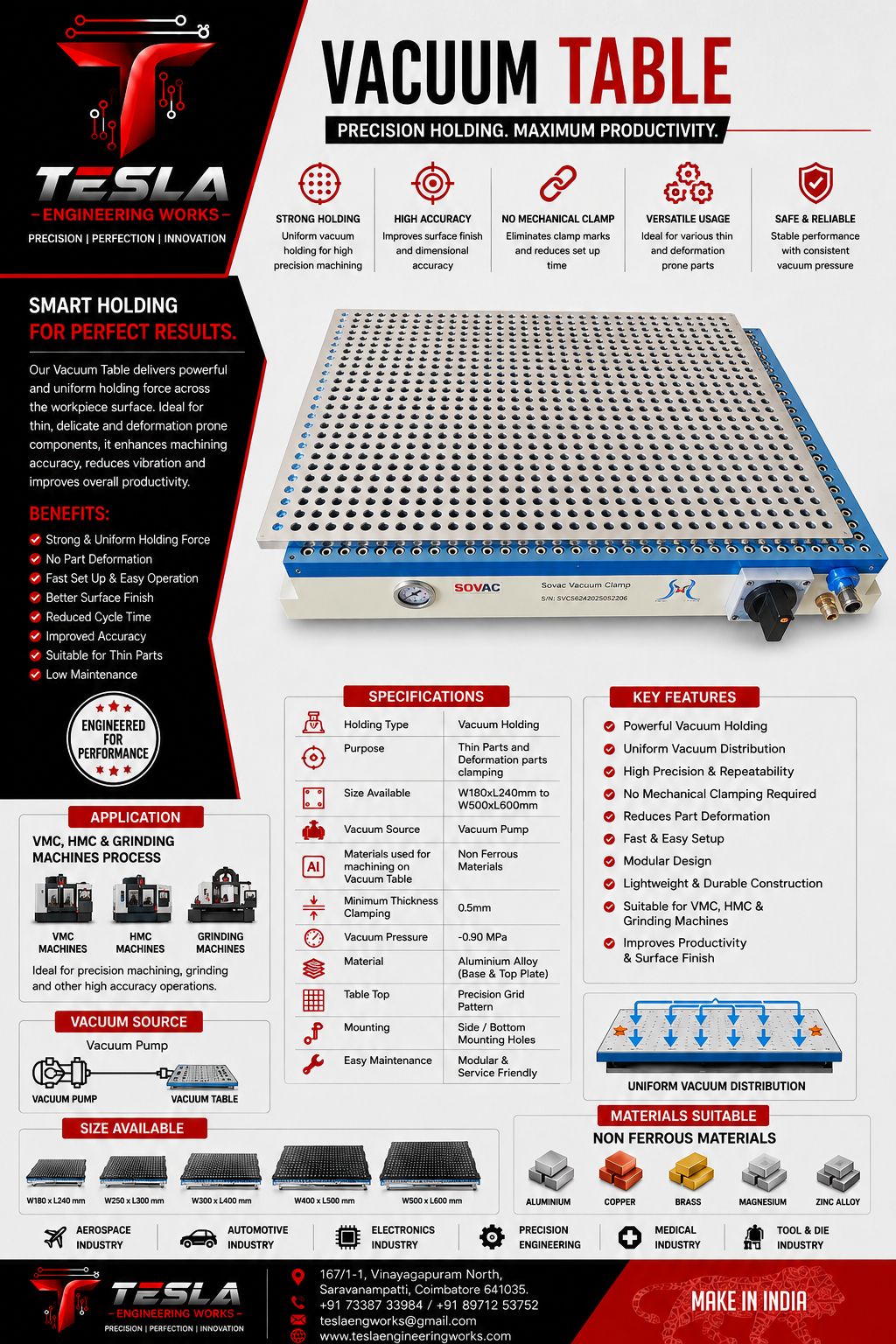 Vacuum Table and Vacuum Products — Vacuum Table 6